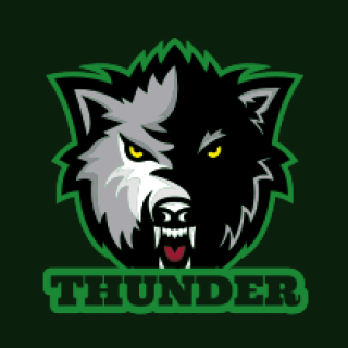 animal logo icon angry wolf mascot
