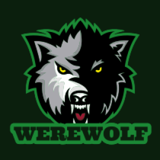 animal logo icon angry wolf mascot