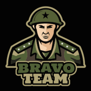 security logo template soldier mascot