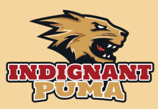 sports logo puma face mascot