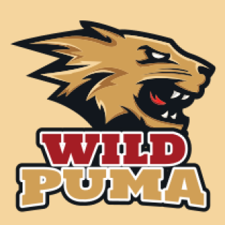 sports logo puma face mascot