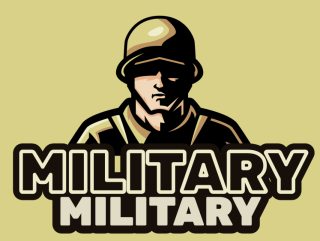 military soldier mascot