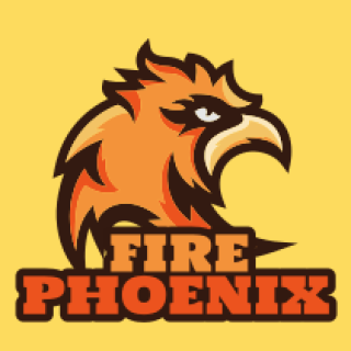 animal logo symbol phoenix face mascot