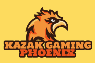 phoenix face mascot logo template