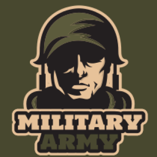 security logo maker military man mascot