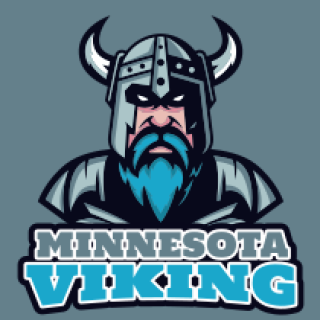 games logo maker old viking mascot
