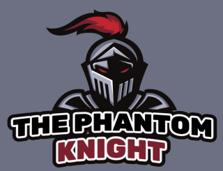 agressive looking knight mascot