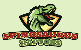 games logo fierce dinosaur mascot 