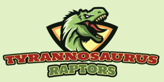 games logo fierce dinosaur mascot 