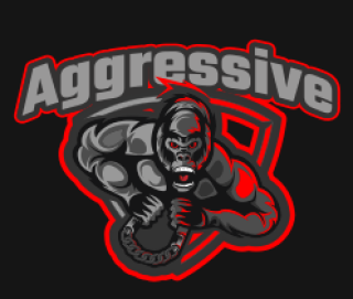 fitness logo gorilla mascot in shield
