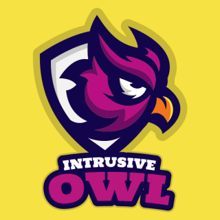 Side profile owl mascot