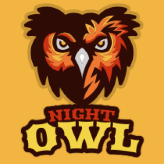 animal logo template owl mascot face