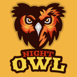 mascot of owl logo