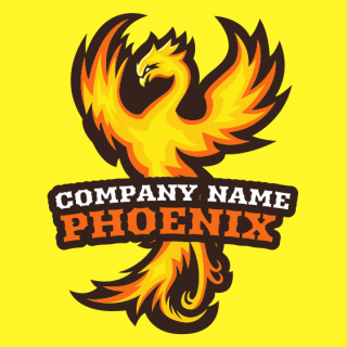 Phoenix mascot logo generator