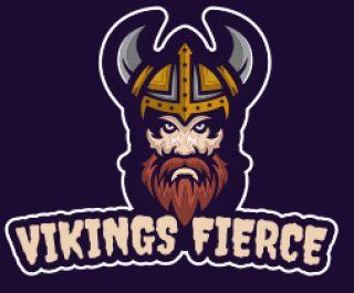 games logo online viking mascot red beard 