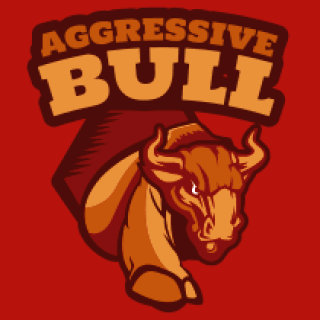 animal logo symbol aggressive bull mascot