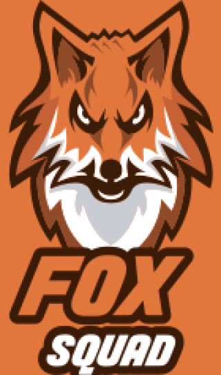 animal logo template angry fox mascot