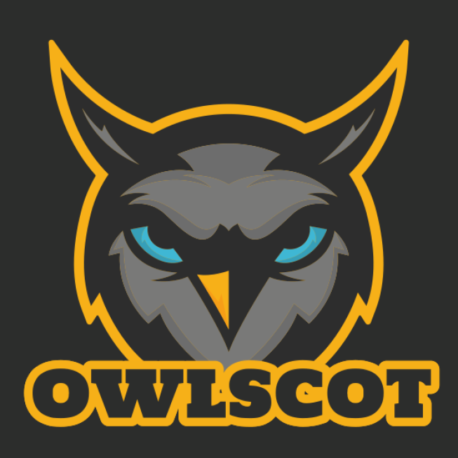 aggressive owl mascot 