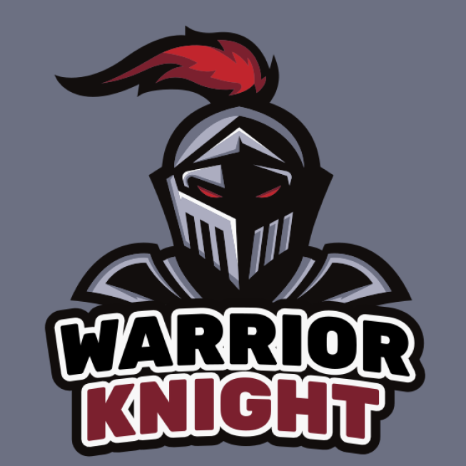 games logo maker knight mascot