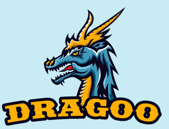 angry dragon mascot