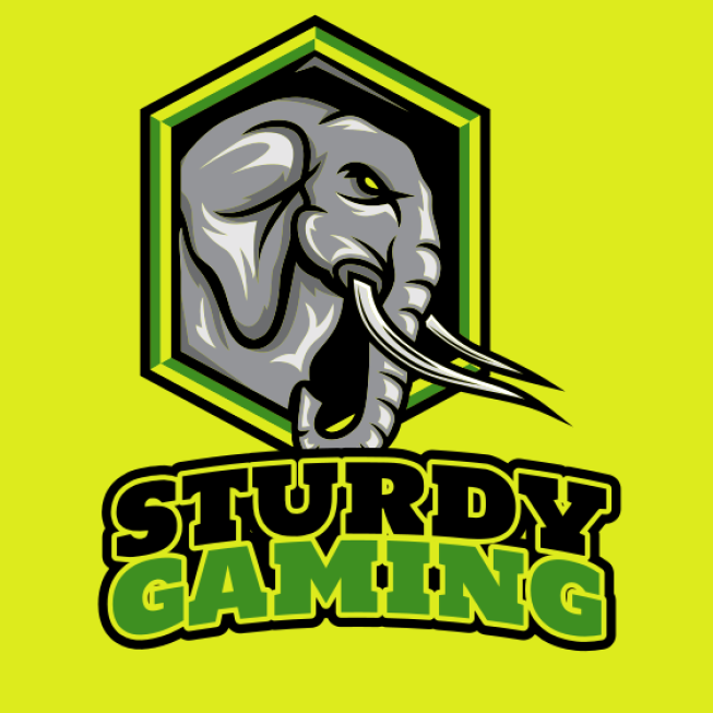 games logo icon angry elephant mascot