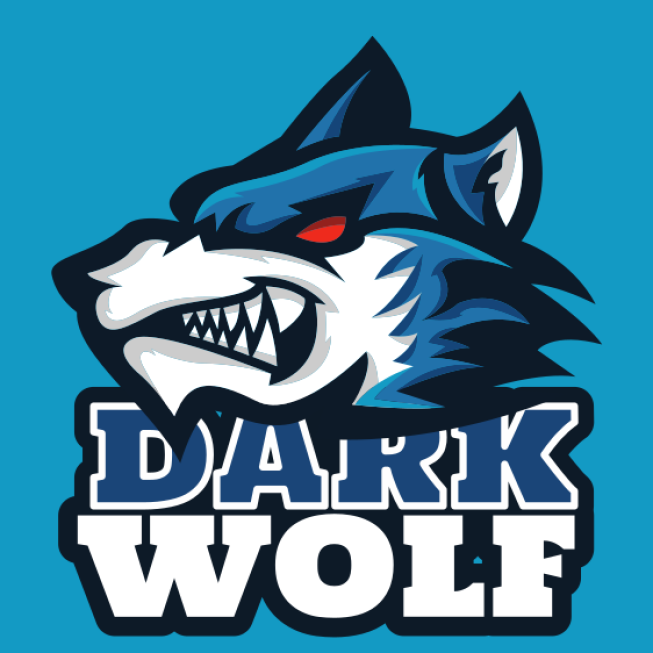 animal logo maker angry wolf face mascot