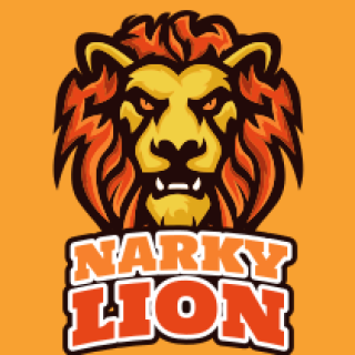 animal logo maker angry lion face
