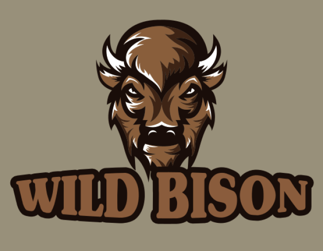 bison head mascot