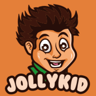 childcare logo symbol brown face boy mascot