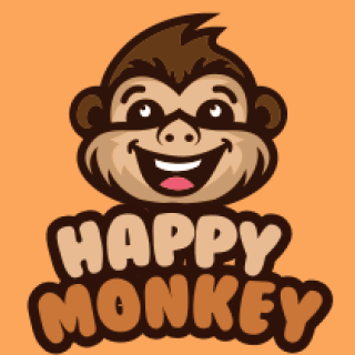 animal logo cheeky monkey mascot
