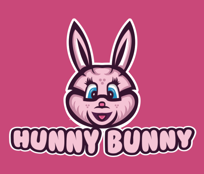 female bunny mascot with pointy ears | Logo Template by 