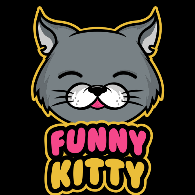 pet logo maker cute kitten mascot