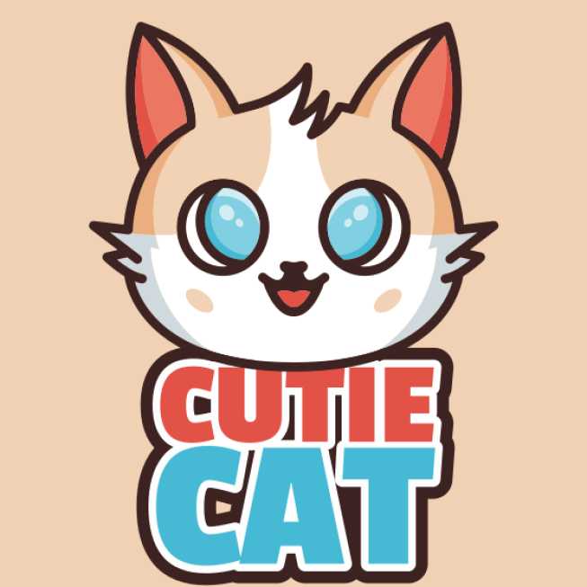 Cute little cat mascot