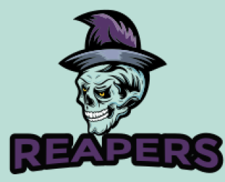 games logo skull mascot with hat 