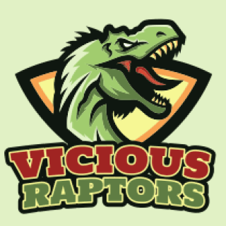 games logo fierce dinosaur mascot 