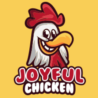 pet logo maker happy rooster mascot