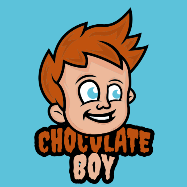 child logo icon annoyed boy