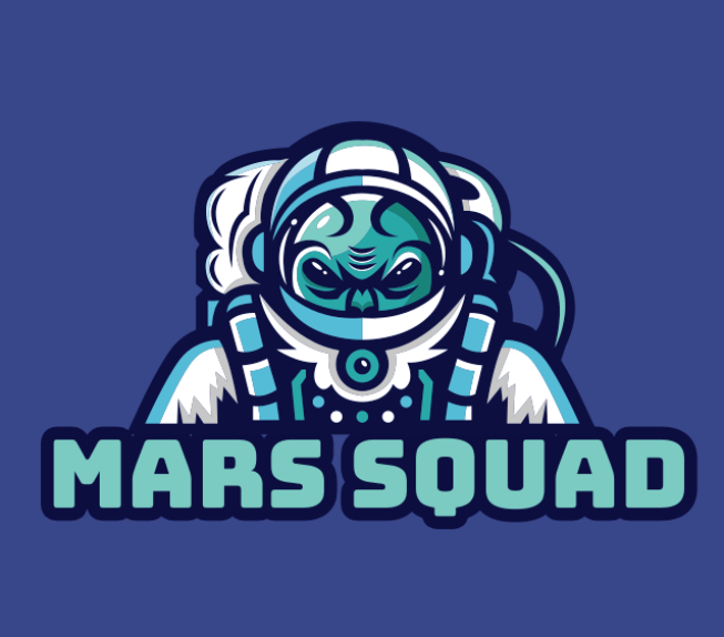 games logo online astronaut mascot