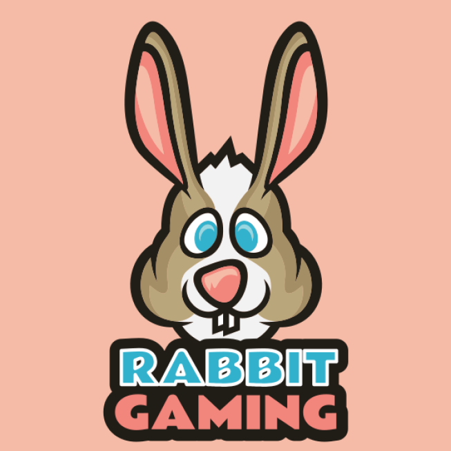 pet logo maker funny rabbit mascot