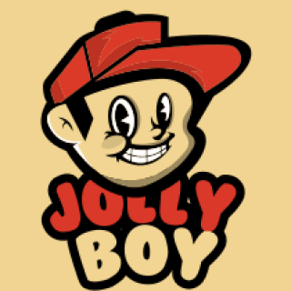 childcare logo icon happy kid face mascot