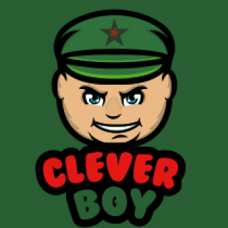 childcare logo angry boy in army cap
