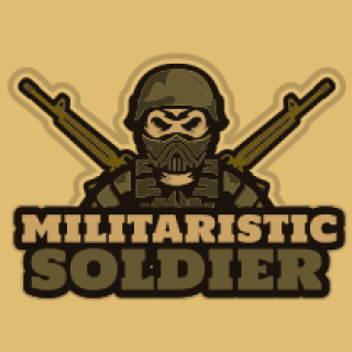 games logo online soldier mascot with mask