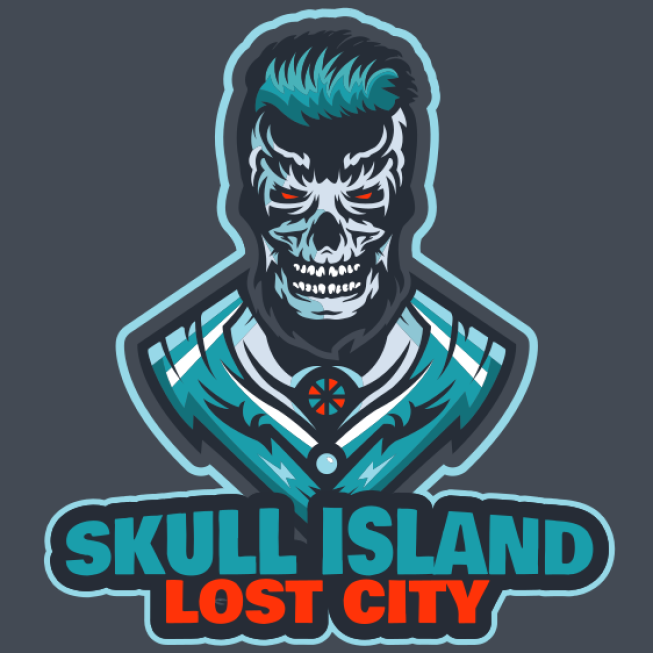 gaming logo monster skull mascot