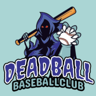 Phantom Holding Baseball In One Hand And Bat In Another Mascot