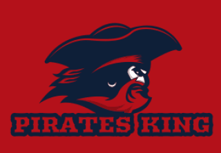 pirate logo mascot with beard and hat