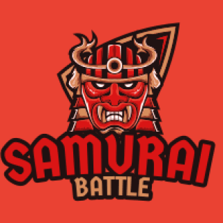 games logo maker samurai warrior mascot