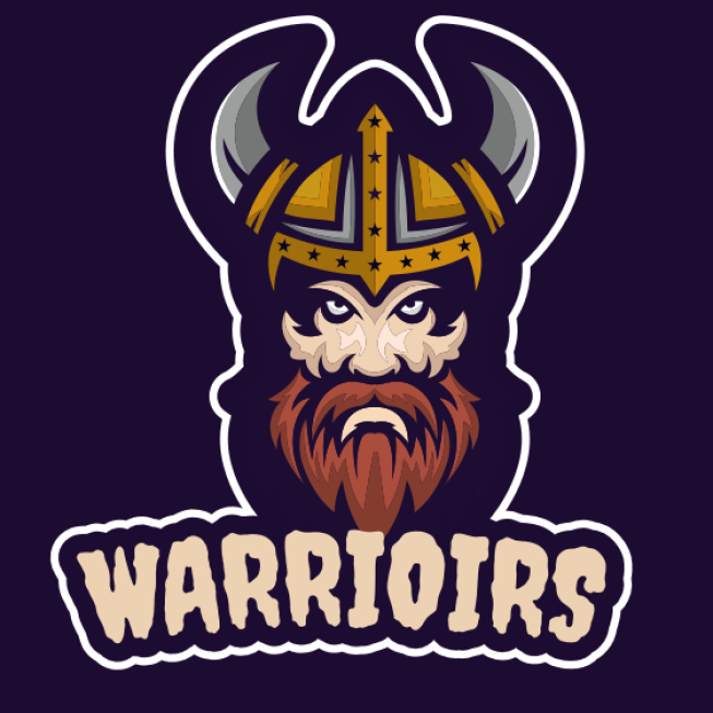 Viking mascot red beard