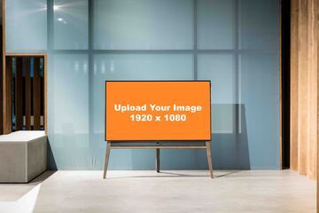 Free Tv Mockup Generator Lcd Flat Screen Mockups Logodesign Net
