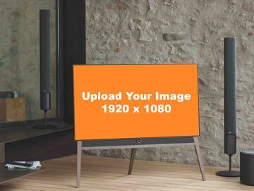 Free Tv Mockup Generator Lcd Flat Screen Mockups Logodesign Net
