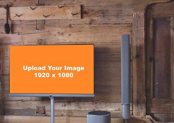 Download Free Tv Mockup Generator Lcd Flat Screen Mockups Logodesign Net